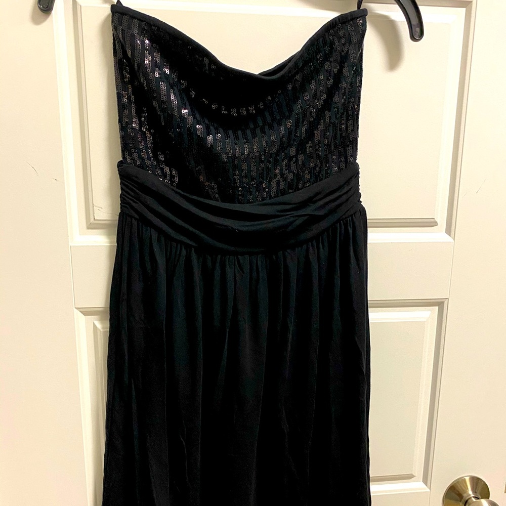 Black Sequin Dress
